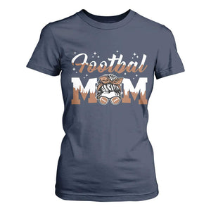 Football Mom Life T Shirt For Women Sports Fan Gift For Women TS12 Navy Print Your Wear