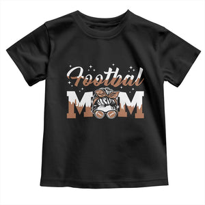 Football Mom Life Toddler T Shirt Sports Fan Gift For Women TS12 Black Print Your Wear