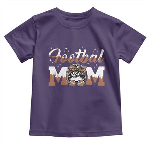 Football Mom Life Toddler T Shirt Sports Fan Gift For Women TS12 Purple Print Your Wear