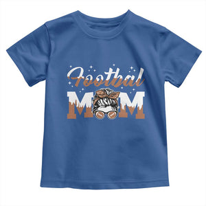 Football Mom Life Toddler T Shirt Sports Fan Gift For Women TS12 Royal Blue Print Your Wear