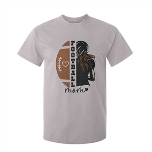 Proud Football Mom T Shirt For Kid Game Day Supporter Gift TS12 Ice Gray Print Your Wear
