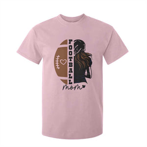 Proud Football Mom T Shirt For Kid Game Day Supporter Gift TS12 Light Pink Print Your Wear