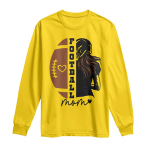 Proud Football Mom Long Sleeve Shirt Game Day Supporter Gift TS12 Daisy Print Your Wear