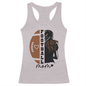 Proud Football Mom Racerback Tank Top Game Day Supporter Gift TS12 Ice Gray Print Your Wear