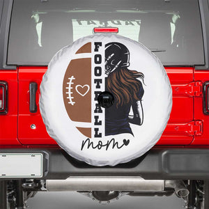 Proud Football Mom Spare Tire Cover Game Day Supporter Gift TS12 White Print Your Wear