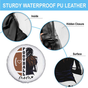 Proud Football Mom Spare Tire Cover Game Day Supporter Gift TS12 Print Your Wear