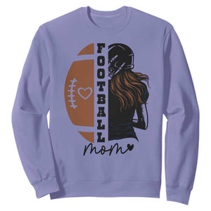 Proud Football Mom Sweatshirt Game Day Supporter Gift TS12 Violet Print Your Wear