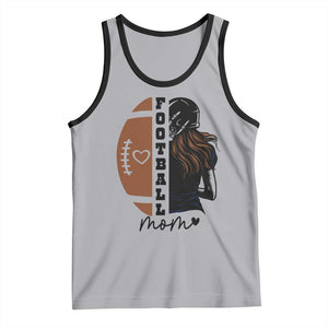 Proud Football Mom Tank Top Game Day Supporter Gift TS12 Athletic Heather Black Print Your Wear