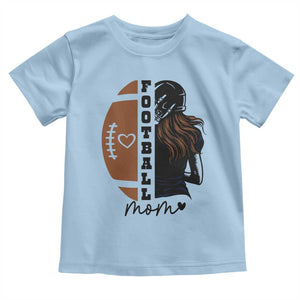 Proud Football Mom Toddler T Shirt Game Day Supporter Gift TS12 Light Blue Print Your Wear