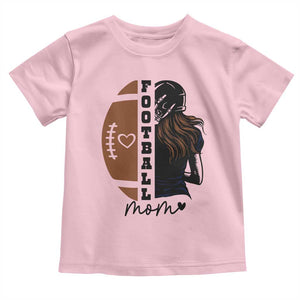 Proud Football Mom Toddler T Shirt Game Day Supporter Gift TS12 Light Pink Print Your Wear