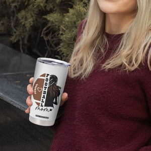 Proud Football Mom Tumbler Cup Game Day Supporter Gift TS12 Print Your Wear