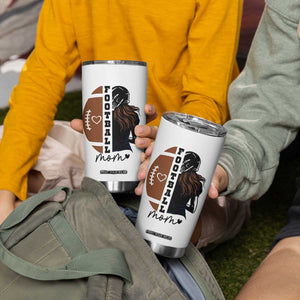 Proud Football Mom Tumbler Cup Game Day Supporter Gift TS12 Print Your Wear