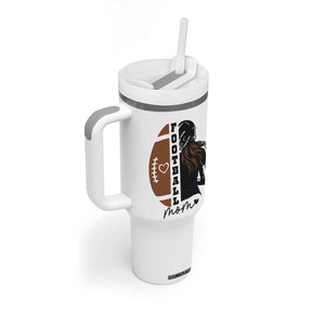 Proud Football Mom Tumbler With Handle Game Day Supporter Gift TS12 Print Your Wear