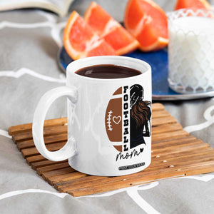 Proud Football Mom Coffee Mug Game Day Supporter Gift TS12 Print Your Wear
