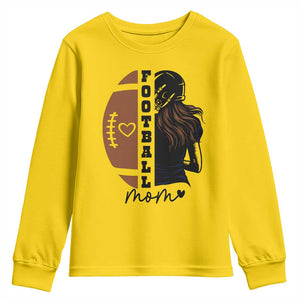 Proud Football Mom Youth Sweatshirt Game Day Supporter Gift TS12 Daisy Print Your Wear