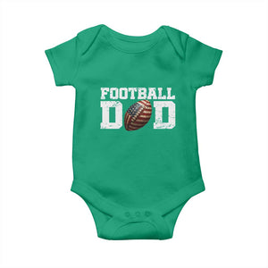 Football Dad Baby Onesie Sports Fan Gift For Men TS12 Irish Green Print Your Wear