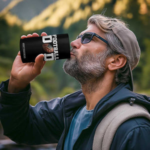 Football Dad 4 in 1 Can Cooler Tumbler Sports Fan Gift For Men TS12 Print Your Wear