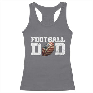 Football Dad Racerback Tank Top Sports Fan Gift For Men TS12 Charcoal Print Your Wear