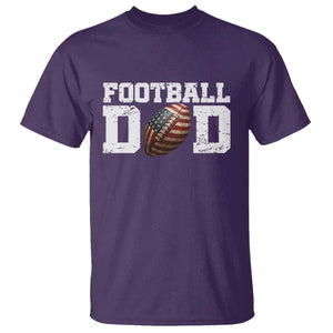 Football Dad T Shirt Sports Fan Gift For Men TS12 Purple Print Your Wear