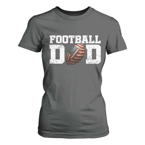 Football Dad T Shirt For Women Sports Fan Gift For Men TS12 Dark Heather Print Your Wear