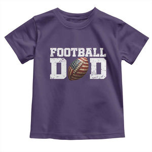 Football Dad Toddler T Shirt Sports Fan Gift For Men TS12 Purple Print Your Wear
