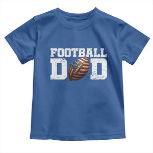 Football Dad Toddler T Shirt Sports Fan Gift For Men TS12 Royal Blue Print Your Wear
