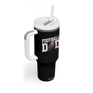 Football Dad Tumbler With Handle Sports Fan Gift For Men TS12 Print Your Wear