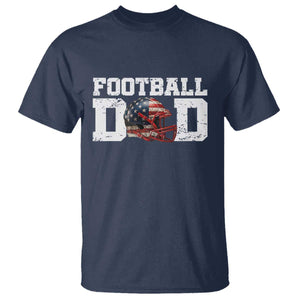 Proud Football Dad T Shirt Funny Sports Fan Gift TS12 Navy Print Your Wear
