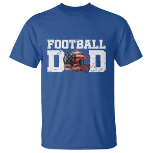 Proud Football Dad T Shirt Funny Sports Fan Gift TS12 Royal Blue Print Your Wear