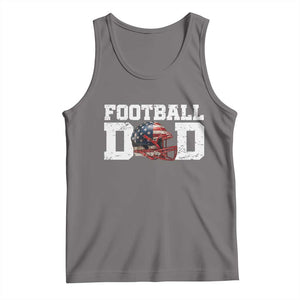 Proud Football Dad Tank Top Funny Sports Fan Gift TS12 Deep Heather Print Your Wear