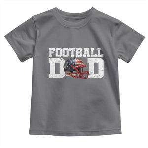 Proud Football Dad Toddler T Shirt Funny Sports Fan Gift TS12 Charcoal Print Your Wear