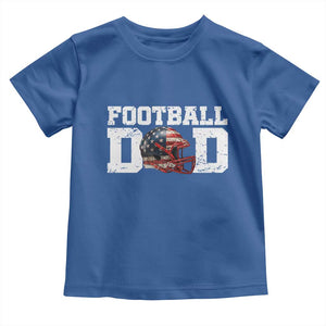 Proud Football Dad Toddler T Shirt Funny Sports Fan Gift TS12 Royal Blue Print Your Wear