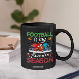 Football Is My Favorite Season Coffee Mug Christmas Holiday Sports Gift TS12 Print Your Wear