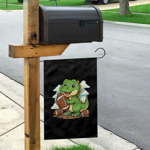 Cute Dinosaur Playing Football Garden Flag Funny Kids Gift TS12 Print Your Wear