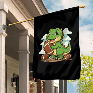 Cute Dinosaur Playing Football Garden Flag Funny Kids Gift TS12 Print Your Wear