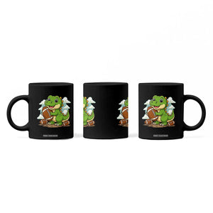 Cute Dinosaur Playing Football Coffee Mug Funny Kids Gift TS12 Print Your Wear