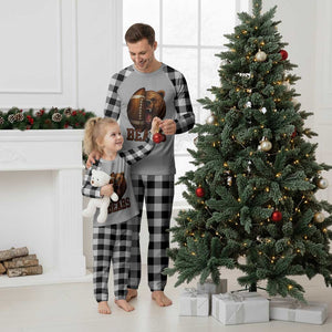 Fear The Bear Football Plaid Pajama Set Game Day Sports Fan Gift TS12 White Plaid Print Your Wear