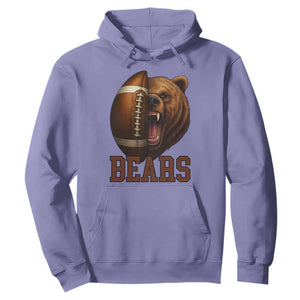 Fear The Bear Football Hoodie Game Day Sports Fan Gift TS12 Violet Print Your Wear