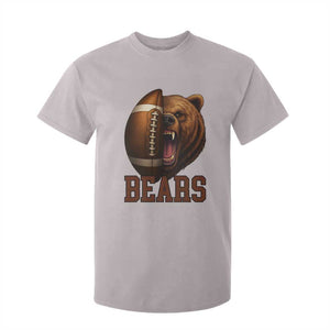 Fear The Bear Football T Shirt For Kid Game Day Sports Fan Gift TS12 Ice Gray Print Your Wear