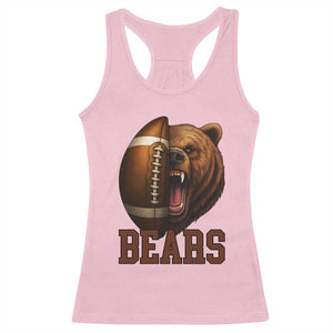 Funny CFBF Racerback Tank Top Game Day Sports Fan Gift TS12 Light Pink Print Your Wear