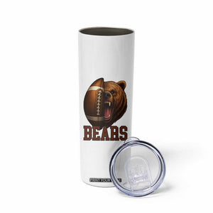 Fear The Bear Football Skinny Tumbler Game Day Sports Fan Gift TS12 Print Your Wear