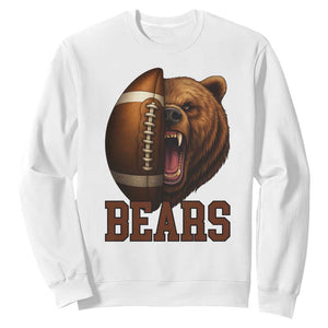 Fear The Bear Football Sweatshirt Game Day Sports Fan Gift TS12 White Print Your Wear