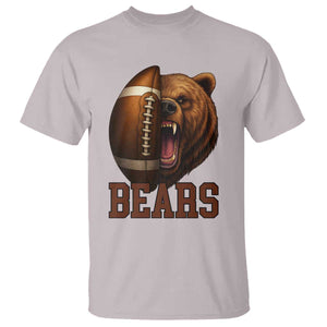 Fear The Bear Football T Shirt Game Day Sports Fan Gift TS12 Ice Gray Print Your Wear