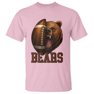 Fear The Bear Football T Shirt Game Day Sports Fan Gift TS12 Light Pink Print Your Wear