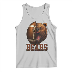 Fear The Bear Football Tank Top Game Day Sports Fan Gift TS12 Ash Print Your Wear