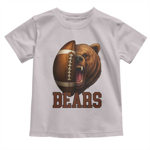 Fear The Bear Football Toddler T Shirt Game Day Sports Fan Gift TS12 Ice Gray Print Your Wear