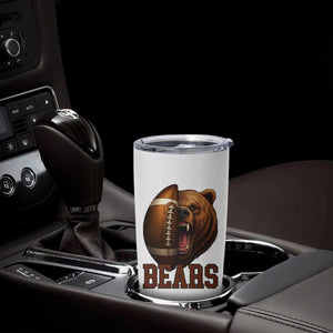 Fear The Bear Football Tumbler Cup Game Day Sports Fan Gift TS12 Print Your Wear
