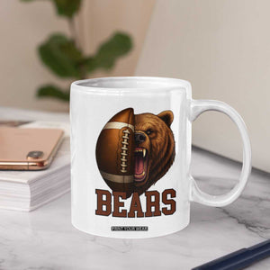 Fear The Bear Football Coffee Mug Game Day Sports Fan Gift TS12 Print Your Wear