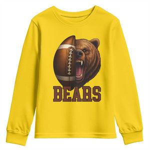 Fear The Bear Football Youth Sweatshirt Game Day Sports Fan Gift TS12 Daisy Print Your Wear