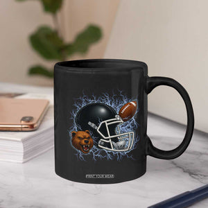 Game Day Sports Fan Gift Coffee Mug Lightning Bear Helmet TS12 Print Your Wear